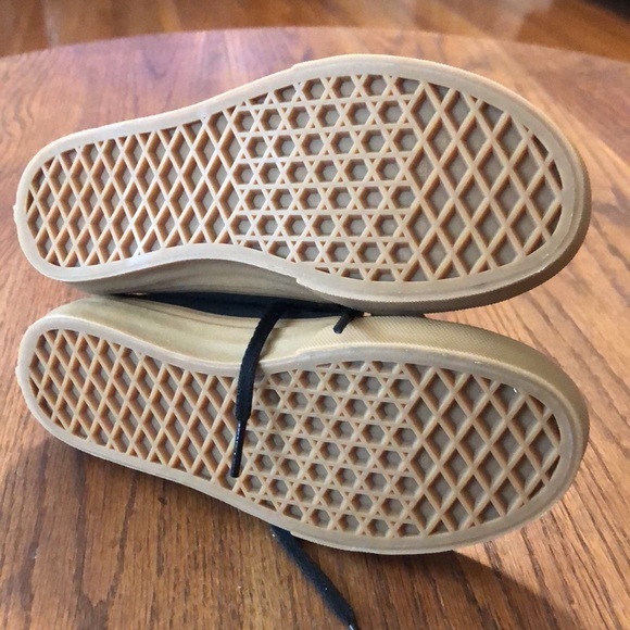 Unisex Vans Skate board shoe Hi Top Sneakers Black/Gum- Size  2.5 - Picture 9 of 9